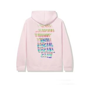 ANTI SOCIAL SOCIAL CLUB Channel 747 Pink Hoodie SIZE MEDIUM